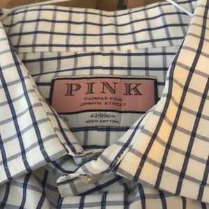 Thomas pink dress shirt